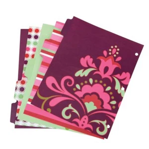 Wilson Jones Erasable-Tab Index Dividers, 5-Tab, Fits 3-Ring Binders, Pack of 4 - Picture 1 of 3