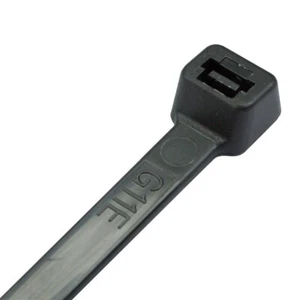KrimpTerm 200Mm X 7.6Mm 55Kg Fascette In Nylon Nere 100 Pezzi CT6-B - Foto 1 di 2
