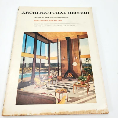 1965 Architectural Record Mid May Issue Building Types Kitchen/Bathroom Planning - Image 1 of 4