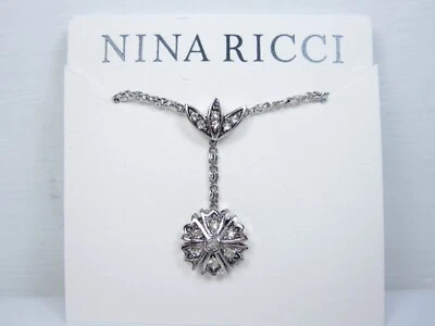 Colgante Nina Ricci chapado en rodio con cristales de Swarovski - 16-18" - 4000 Foto 1 de 4