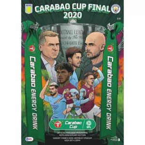 CARABAO LEAGUE CUP FINAL 2020 Aston Villa v Manchester City - Official programme - Picture 1 of 1