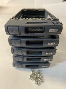 Lot of 5 Netapp, 3.8TB, SAS, 2.5" trays for X356A-R6, X357A, X358A, 111-00721 - Picture 1 of 3