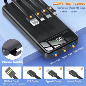 Powerbank 1000000mAh 66W USB-C Zewnętrzna bateria 4 ładowarka USB do wszystkich telefonów komórkowych - Zdjęcie 1 z 23