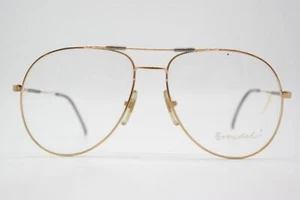 Vintage Brille Brendel 349-3 Gold Oval Brillengestell eyeglasses - Bild 1 von 6