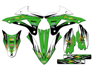 2014-2021 KX 100 VELOCITY Green Senge Graphics Kit compatible con Kawasaki - Imagen 1 de 4