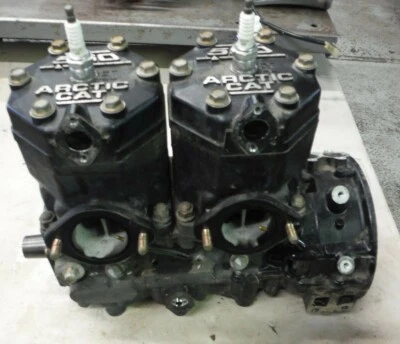 OEM 1993 93 ARCTIC CAT PANTERA 550 EFI ENGINE MOTOR BLOCK CRANKCASE E3 - Image 1 of 3