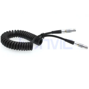 Teradek Bolt Bond Coiled Power Cable 2 Pin to 2 Pin 12V Arri Alexa Camera - Picture 1 of 2