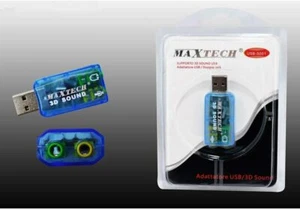 Scheda Audio Usb 2.0 3D Sound (Virtuale) Esterna Suono Adattatore Pc Notebook - Foto 1 di 1