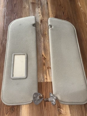 Ford Econoline Van солнцезащитные козырьки 92-14 серый ткани E150 E250 E350 LH RH комплект - Изображение 1 из 4