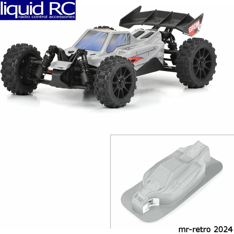 Pro-Line 367114 Axis Tough-Color Grey Body for Arrma Typhon GROM - Image 1 of 1