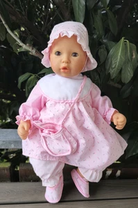Zapf Puppe Chou Chou 48 cm Set 06 Babypuppe Spielpuppe 1998 + viel Zubehör, Doll - Bild 1 von 24