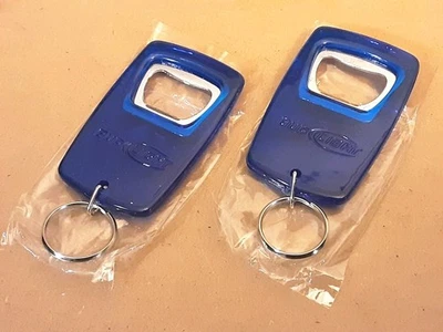 New In Package Lot 2 Bud Light Beer Logo Bottle Cap Speed Opener Keyrings USA NR - Image 1 of 4