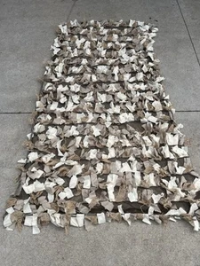 Camo Hunting 3D Concealment Blanket - Light Colored Tan - Sewn In Straps - Picture 1 of 7