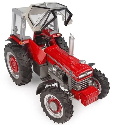 UNIVERSAL HOBBIES, MASSEY FERGUSON 1080 4wd avec cabine PEKO, échelle 1/32, U... - Photo 1/4