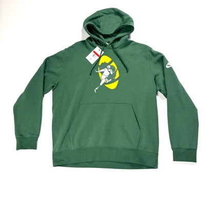 Green Bay Packers Nike Hombres Rewind Club Abeto Sudadera con Capucha Verde Talla L NFL NUEVO CON ETIQUETAS Nuevo Foto 1 de 4