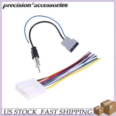 FITS NISSAN CAR STEREO WIRING HARNESS ADAPTER CD RADIO CABLE INSTALL PLUG 707552 - Image 1 of 4