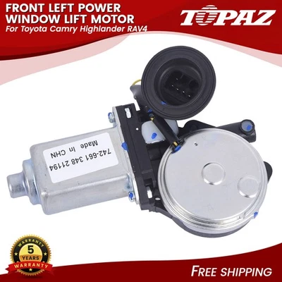Front Left Driver Side Power Window Lift Motor Fits Toyota Camry Highlander RAV4 - Image 1 of 4