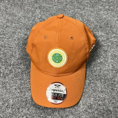 Chicago District Golf Association Hat Cap Strap Back Mens One Size Orange Golf - Image 1 of 4