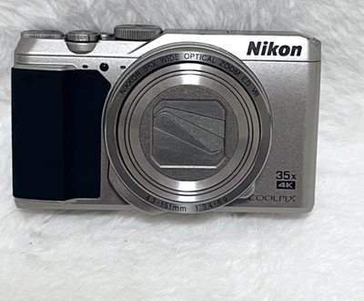 Nikon COOLPIX A900 Compact Digital Camera 20MP 35x Zoom Silver Japan - Image 1 of 4