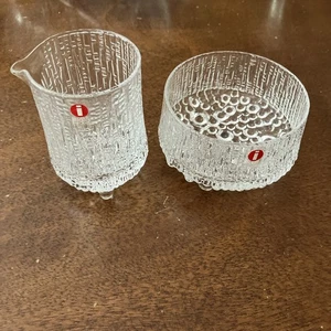 VINTAGE RETRO IITTALA ULTIMA THULE MILK SUGAR BOWL TAPIO WIRKKALA SCANDINAVIAN - Picture 1 of 6
