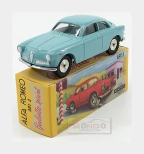1:48 Edicola Alfa Romeo Giulietta Sprint Coupe 1960 Light Blue MERATCOLL001-3 Mo - Foto 1 di 2
