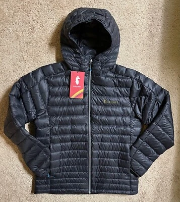 Chaqueta con Capucha Cotopaxi Para Hombre Fuego 800 Relleno Cálida Embalable Negra Talla M NUEVA Foto 1 de 4