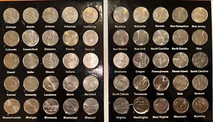 1999-2008 D COMPLETE Denver 50 State Quarters Set Statehood Collection Lot SQD2 - Picture 1 of 3