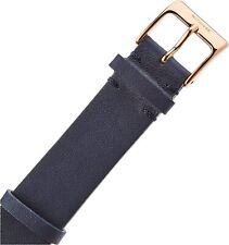 Withings Leather Wristband for ScanWatch - [Navy Blue - Silver Buckle RRP£49]