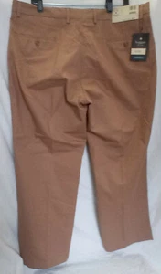 Haggar 260 Khaki Pants Men's Size 38 X 29 flat front Tan - Picture 1 of 10
