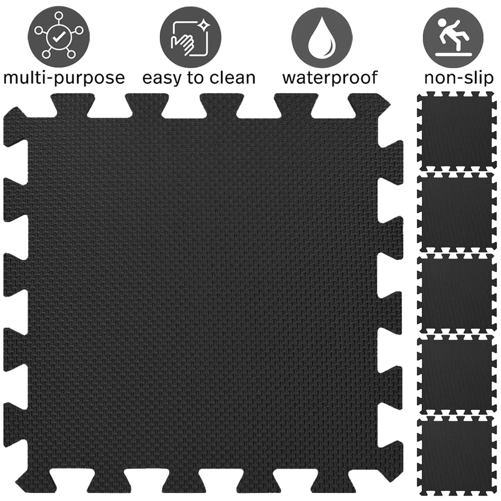 PROIRON Bodenschutzmatte Fitness Dicke 1cm, 30x30cm Produktbild-Vorschau 10
