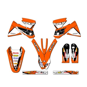 1998-2000 EXC 13 FLY Orange Senge Graphics Kit Compatible with KTM - Picture 1 of 10