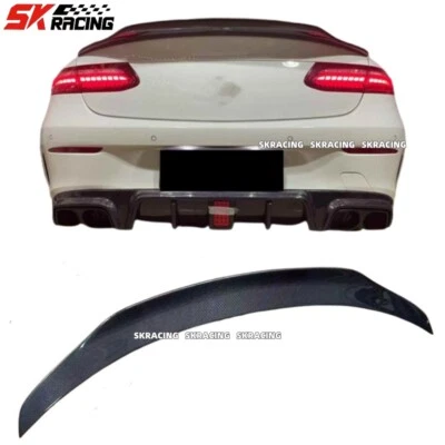 For Mercedes E-Class W238 2017-23 PSM-Style Real Carbon Fiber Rear Trunk Spoiler - Image 1 of 4