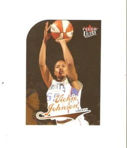 Vivkie Johnson 2004 ultra WNBA DORADO, tecnología de Louisiana, tarjeta de libertad de Nueva York #9 - Imagen 1 de 1