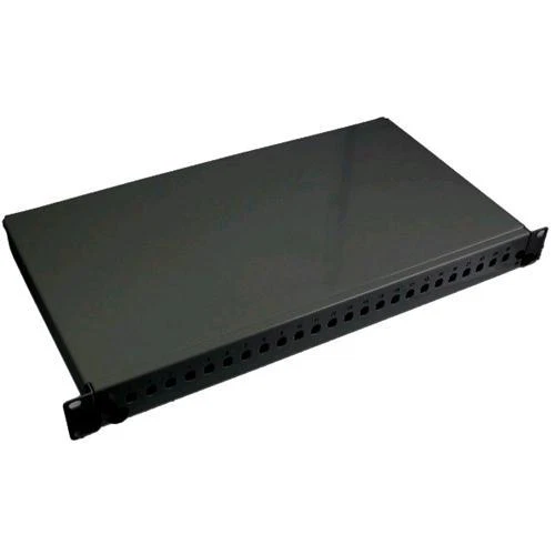 Intellinet Cassetto Ottico 19'' 12 porte LC Duplex Nero Fisso