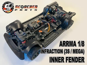 Inner Fenders / Mudguards - for Arrma 1/8 Infraction (3S and Mega)) - Picture 1 of 2