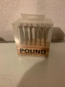 18 selecciones reutilizables para fiestas libras uñas bocadillos bebidas nuevo regalo novedad comida peculiar - Imagen 1 de 9