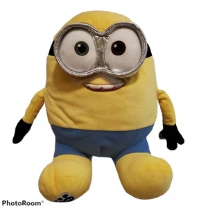 Minions Bob Build A Bear Stuffed Plush 12" Despicable Me Yellow Eye Goggles BABW - Picture 1 of 6