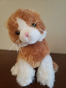 Best Made Toys BROWN WHITE KITTY CAT 10" Plush Stuffed Animal - Picture 1 of 3