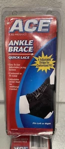 ACE FIRM ANKLE BRACE / STABILIZER QUICK LACE Fits Left Or Right - Picture 1 of 2