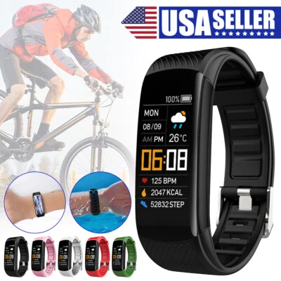 Smart Watch Sports Band Heart Rate Fitness Tracker Activity Health Monitor Watch - Image 1 of 4