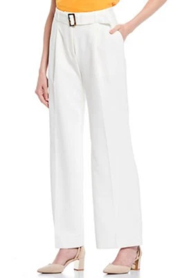 Alex Marie Mujer Nuevo $99 Calce Elástico Pantalones Pantalones Talla 12 34x31 Marfil Foto 1 de 4