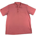 G Mac By Kartel Mens Short Sleeve Golf Polo Shirt Size Xl Pink Salmon Soft