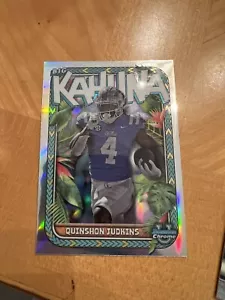 2023 Bowman Chrome U Quinshon Judkins Big Kahuna Refractor Case Hit Ole Miss - Picture 1 of 1