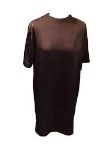 Ladies H&M Knee Length Dress U.K Large Brown/Copper BNWTS T6478 - Picture 1 of 5