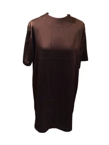  H&M Knee Length Dress U.K Large Brown/Copper BNWTS T6478 - Picture 1 of 5