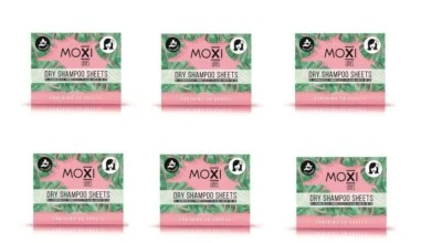 MOXIE Dry Shampoo 120 Sheets Vegan Cruelty Free Biodegradable Moxi Loves