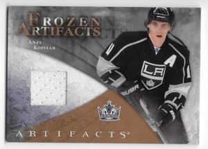 10/11 UD ARTIFACTS FROZEN ARTIFACTS RETAIL GAME JERSEY Anze Kopitar #FARAK