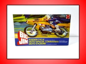 MOTO D'AZIONE RAIDER CYCLE BIG JIM MATTEL ART. 9585 NUOVO IN SCATOLA - Foto 1 di 9