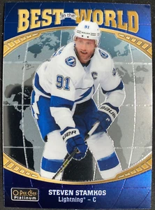 2019-20 O-Pee-Chee Platinum Best in the World #BW7 Steven Stamkos Tampa Bay - Foto 1 di 1