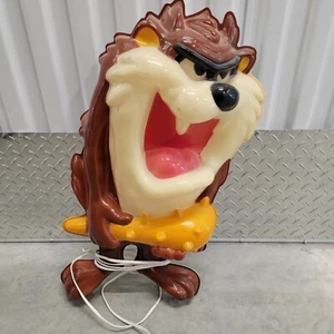 VTG  Headlites Looney Tunes TASMANIAN DEVIL TAZ Blow Mold Wall Lamp Light 25" - Picture 1 of 6